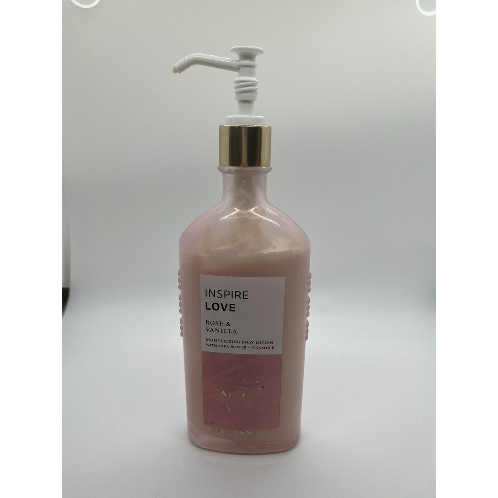 Bath & Body Works Aroma Inspire Love Rose & Vanilla Body Lotion 6.5oz NEW